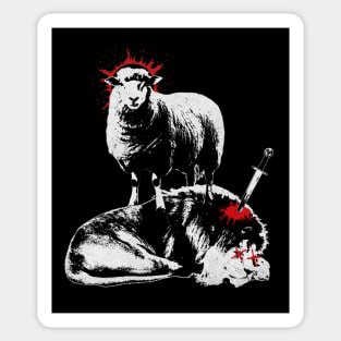 Sheep not Lions Sticker